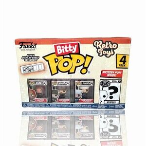 Funko Bitty Pop! G.I. Joe Retro Toys 4-Pack Mini Figures + Mystery Shelf: NIB